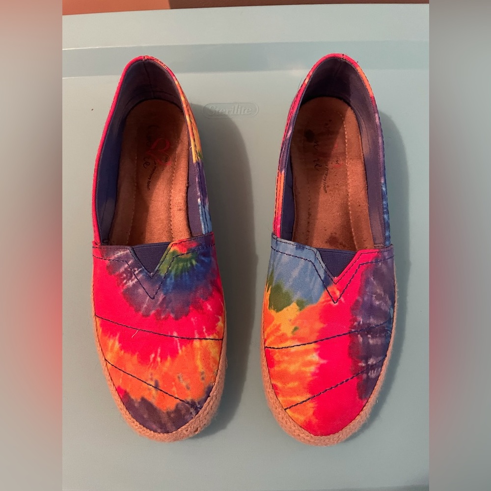 Mia Amore Multi color tye dyed Espadrilles